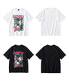 男女兼用 大人気 プリント 半袖 Tシャツ F-13577