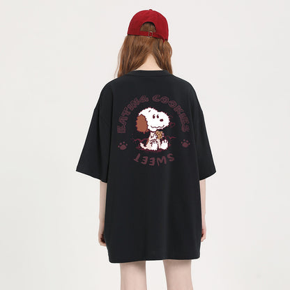 男女兼用 体型カバー シンプル 高品質 Tシャツ F-13374