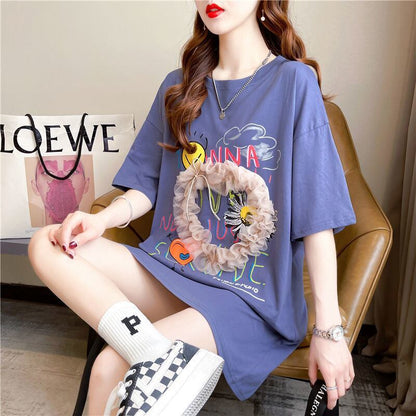 話題沸騰中 高級感溢れる オシャレ度満点 3色選択可 Tシャツ カットソー＜F-8293＞