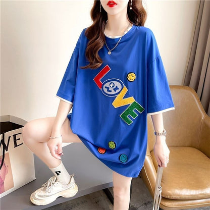 今季マストバイ スウィート 特別デザイン プリント 全3色 半袖Tシャツ<F-8543>