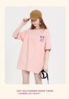 大人可愛い ゆったり カジュアル 大人気 半袖 Tシャツ F-13313
