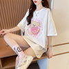 美人度アップ 好感度UP 海外トレンド カジュアル 全3色 半袖 Tシャツ ＜F-11641＞