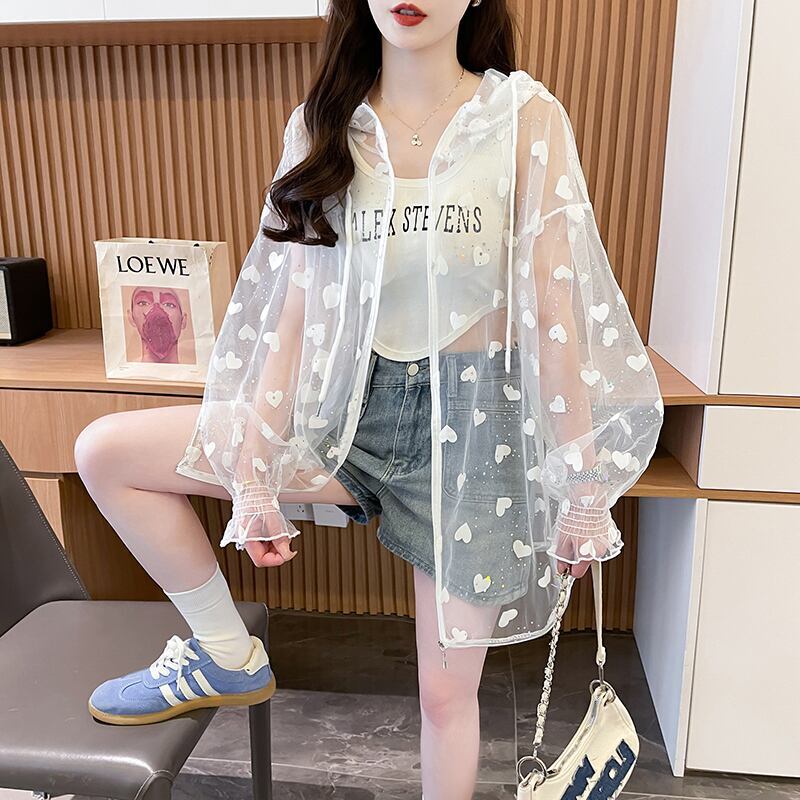 女子マスト 売れ切れ必至 着?せ シンプル 透け感 シャツ ＜F-11921＞