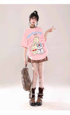 定番シンプル おしゃれ度高め 活躍する優秀アイテム プリント 3色 半袖 Tシャツ <F-10991>