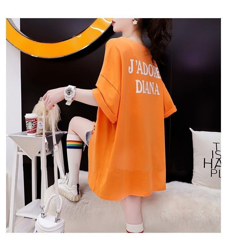 ストリートトレンド韓国風コットン半袖Tシャツ<F-2962>