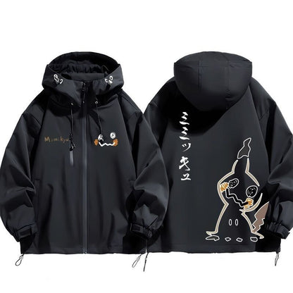【春新作】早い者勝ち  着回し力抜群   バックビッグロゴ 3色展開 撥水加工 男女兼用 マウンテンパーカー<F-12833>