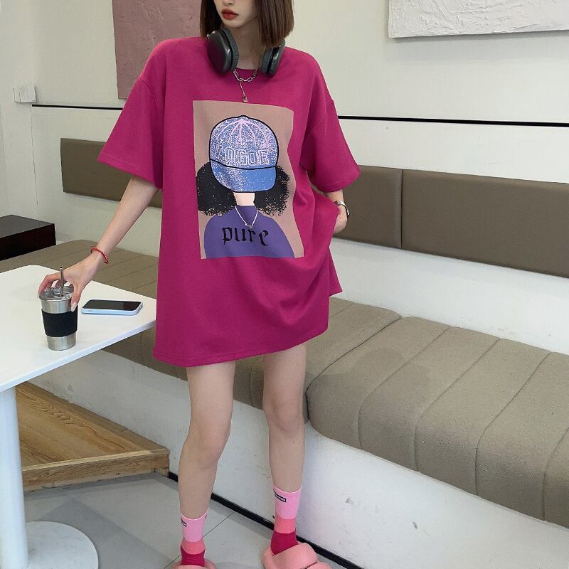 話題沸騰中 都市ファッショ 流行新作 オシャレ デザイン プリント全6色 半袖TシャツF-9108