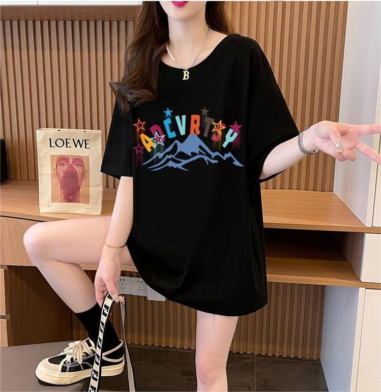 デザイン性と素材感を兼ね備えたゆったり半袖Tシャツ<F-2948>