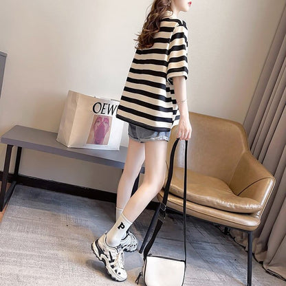 オシャレ度満点   カジュアル Tシャツ カットソー＜F-3588＞