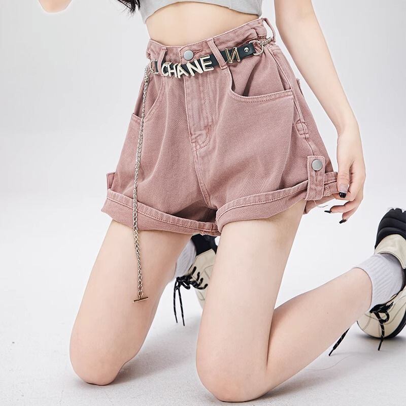 絶対流行 個性派 ゆったり感アップ 全3色 デニムショートパンツ ＜F-8794＞