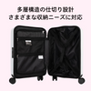 配色 ABS+PC素材 360°静音キャスター スーツケース C-30003