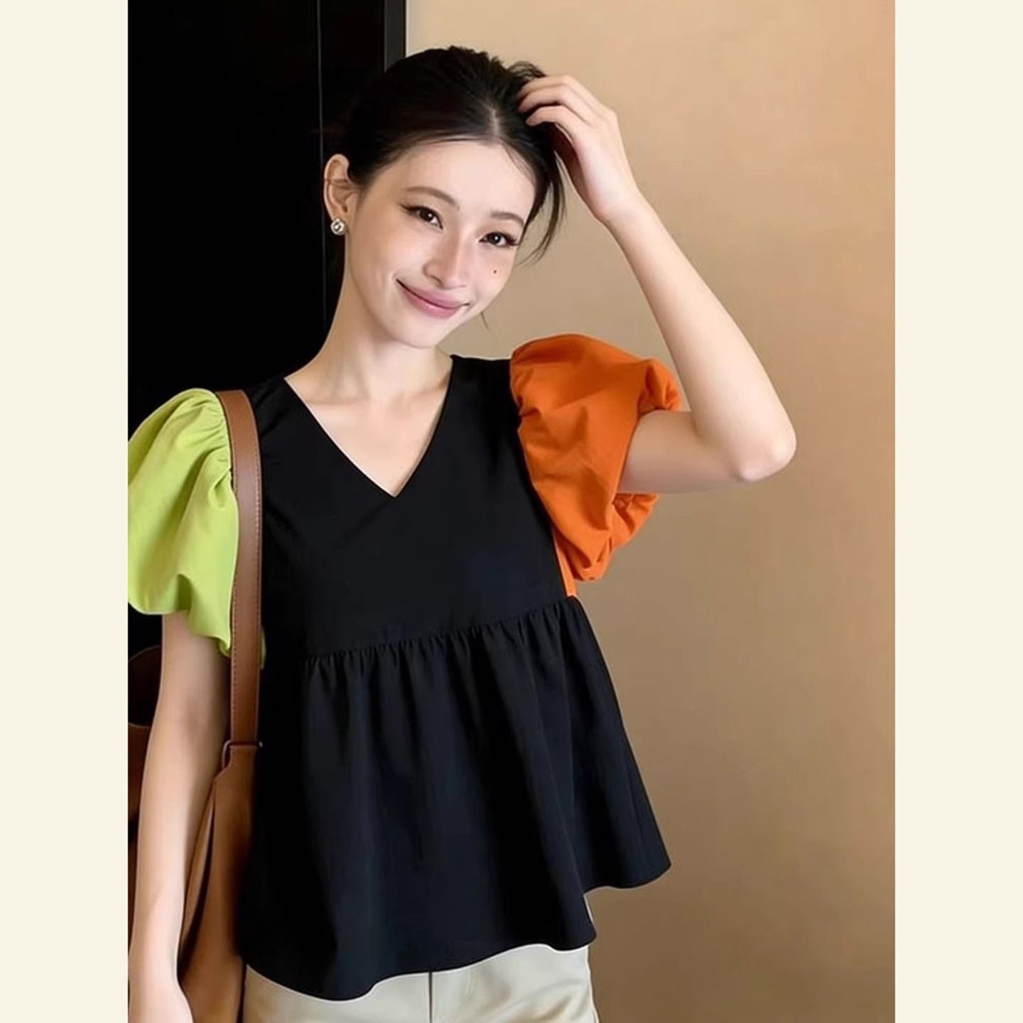 デザイン性抜群 シンプル 高品質 Tシャツ F-13378