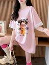 美人度アップ カジュアル 好感度UP 全4色 半袖 Tシャツ ＜F-11118＞