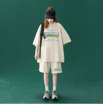 【半額セール】早い者勝ち   半袖Ｔシャツⅹパンツセット全4色