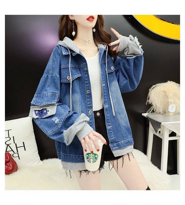 主役級   ファッション デニムジャケット<F-6072>