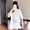 オシャレ度満点   一目惚れ Tシャツ カットソー＜F-3422＞