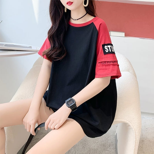 ゆったり感アップ   一目惚れ Tシャツ カットソー＜F-3533＞