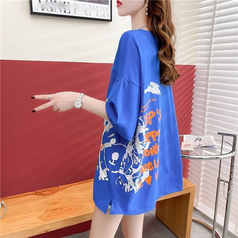 スタイリッシュ   一目惚れ Tシャツ カットソー＜F-3584＞