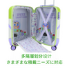 両面プリント 360° 静音キャスター ロック付き 子供用 スーツケース C-30001