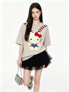 人気トレンド カジュアル プリント Tシャツ F-13441