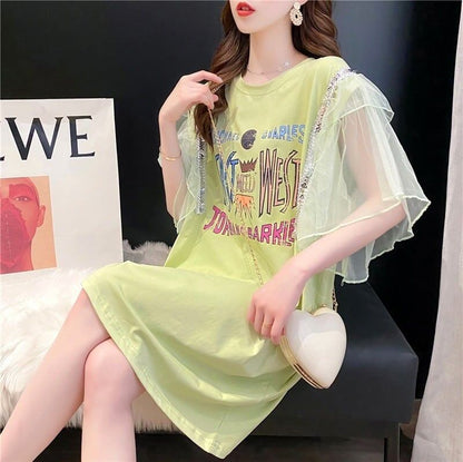 ルーズメッシュ超熱気半袖Tシャツ<F-3040>