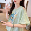 売れ筋 早い者勝ち 絶対流行 カジュアル 2色選択 Tシャツ<F-11444>
