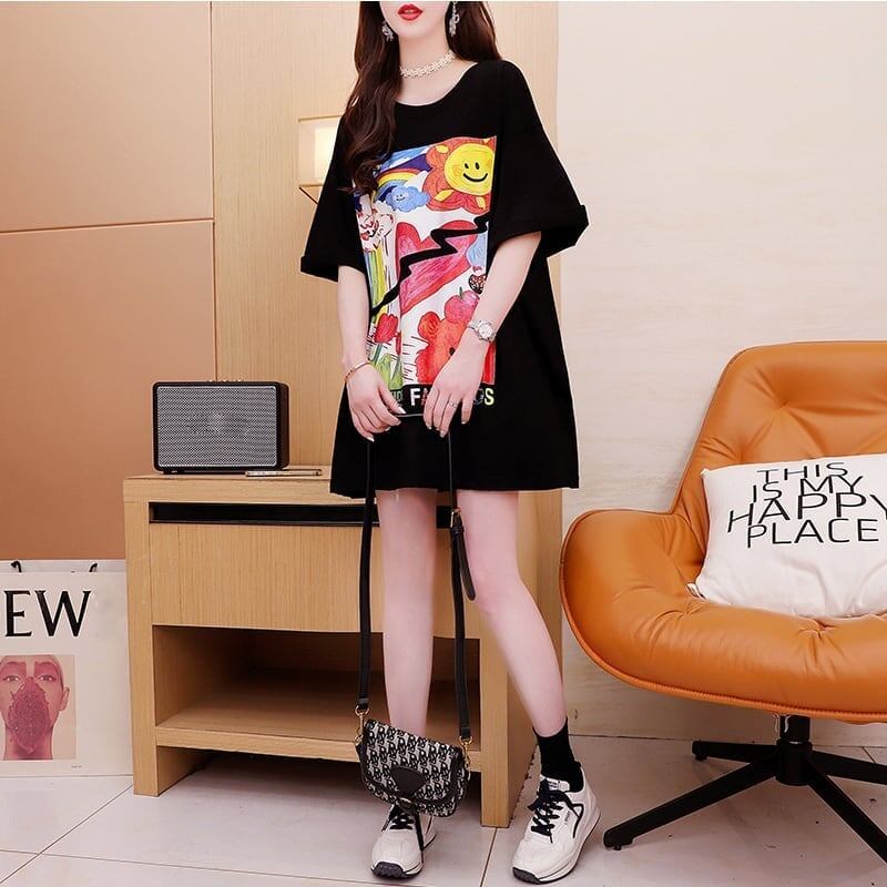スタイリッシュ   一目惚れ Tシャツ カットソー＜F-3531＞