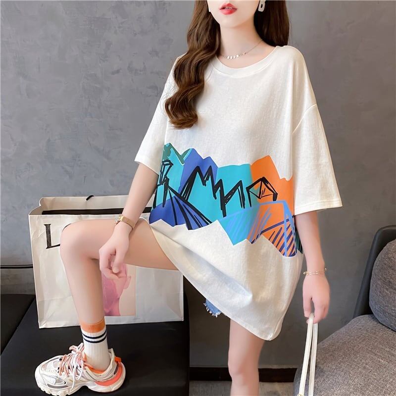 個性的なデザイン   一目惚れ Tシャツ カットソー＜F-3009＞