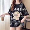 【新商品】大注目   プリント 半袖Tシャツ 全3色＜F-4933＞