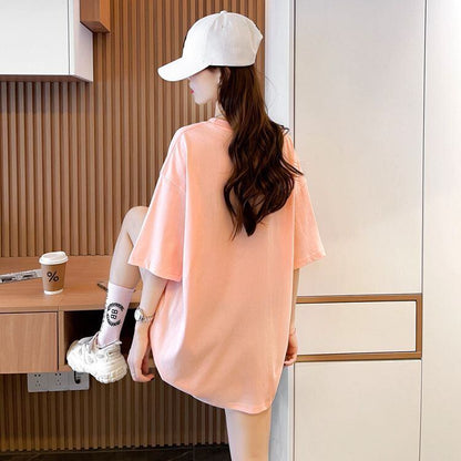 美人度アップ 好感度UP 海外トレンド カジュアル 全3色 半袖 Tシャツ ＜F-11641＞