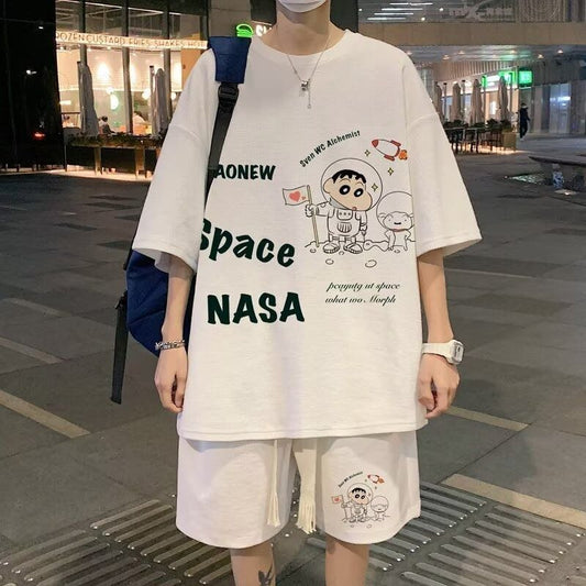 男女兼用 上質 Tシャツ & ショーツ セットアップ F-13330