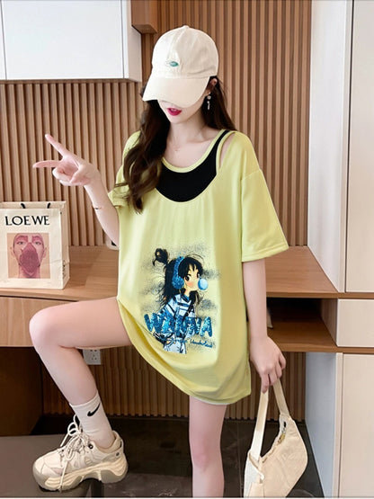 キュート 美人度アップ おすすめ 好感度UP カジュアル 全4色 半袖 Tシャツ ＜F-11157＞