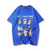 超人気 軽くて涼しくて可愛い！デザイン性抜群 カジュアル プリント全6色 半袖TシャツF-9319