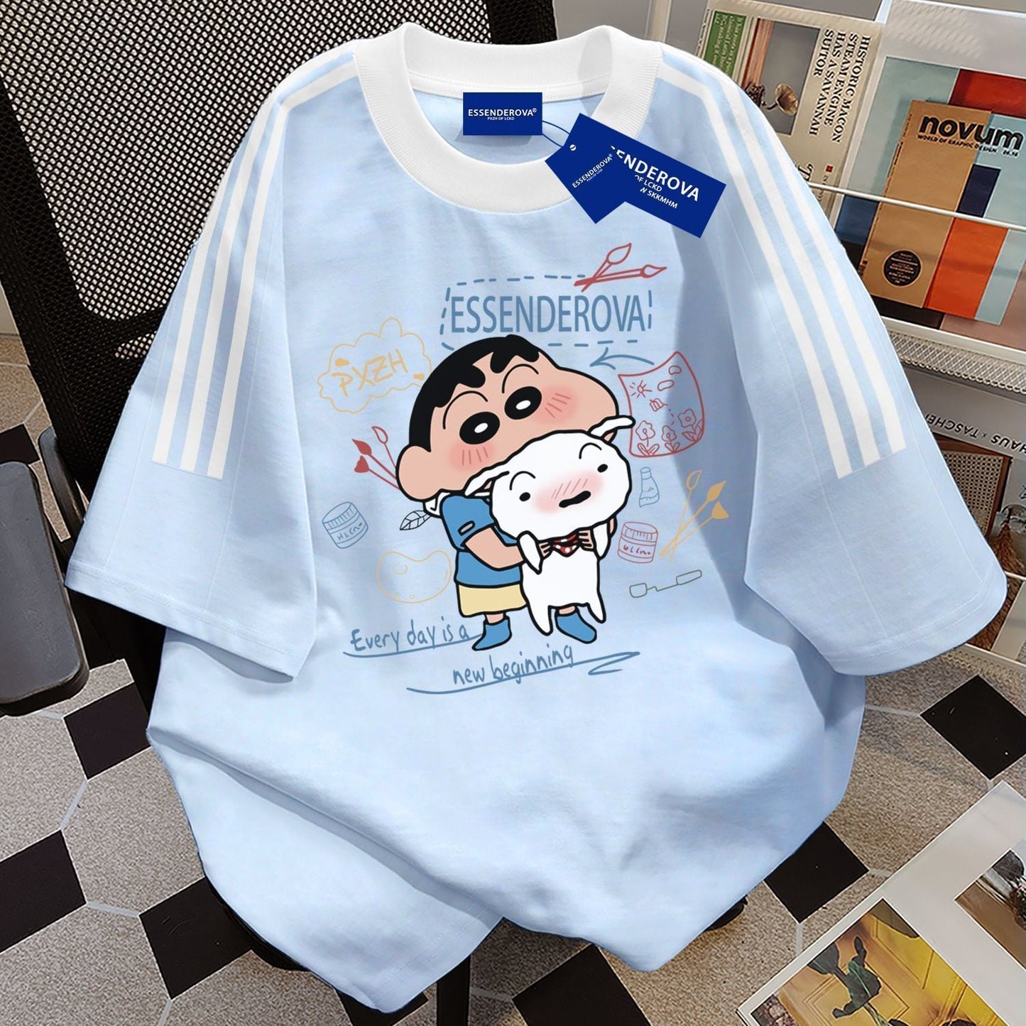 男女兼用 新作 カジュアル 半袖 Tシャツ F-13343