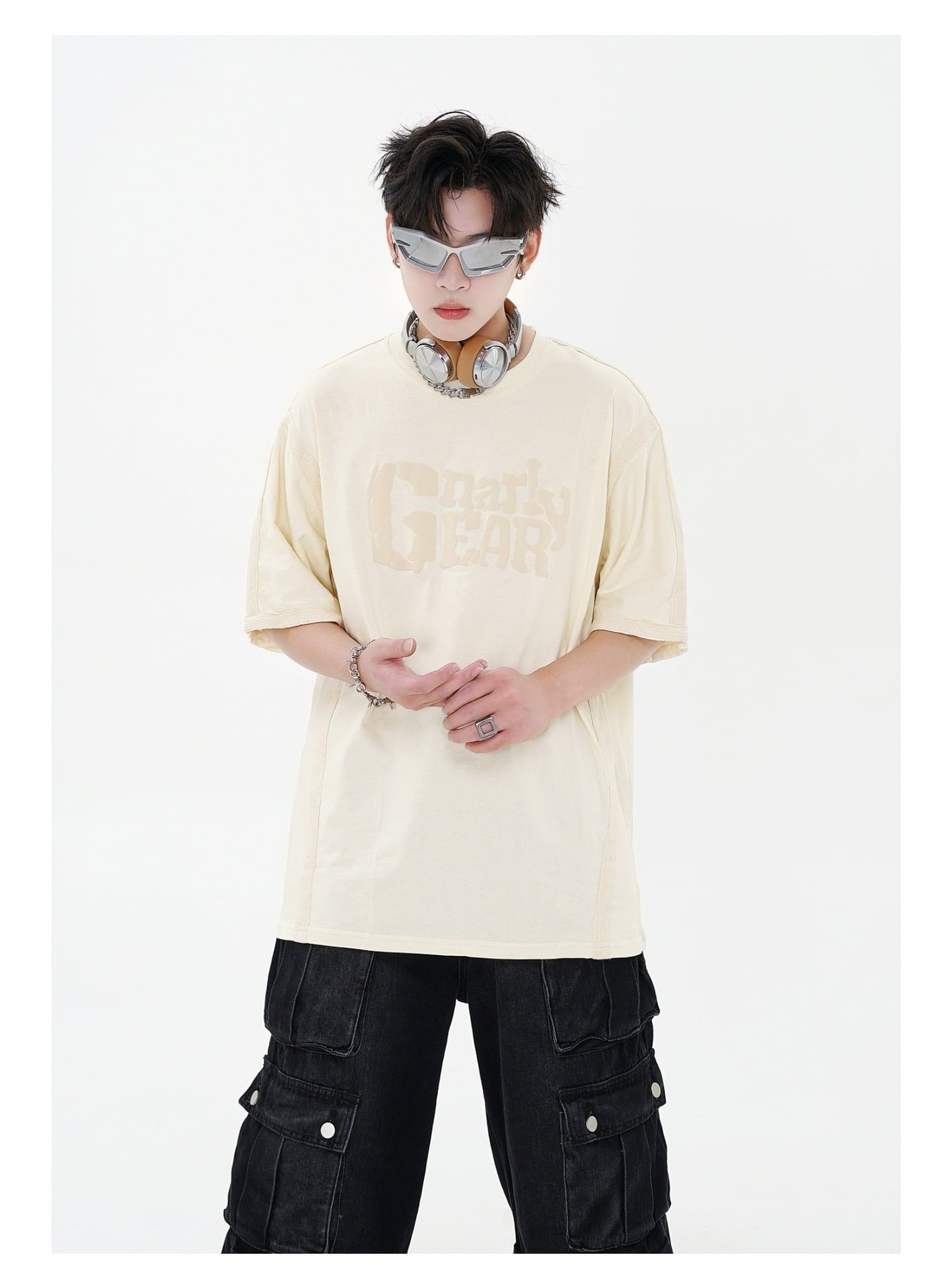 売り切れ必至   人気商品再入荷 半袖Tシャツ 全2色 男女兼用<F-4907>