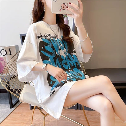 個性的なデザイン   一目惚れ Tシャツ カットソー＜F-3400＞
