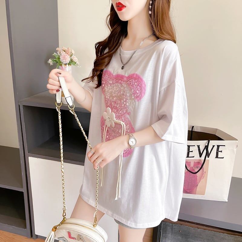 着心地抜群   女性力を高める Tシャツ カットソー＜F-3405＞