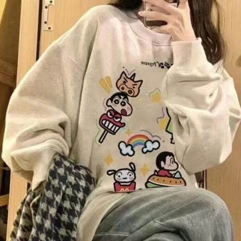 【裏起毛あり】 ファッション 早い者勝ち 個性派 ルーズスウェットF-6326
