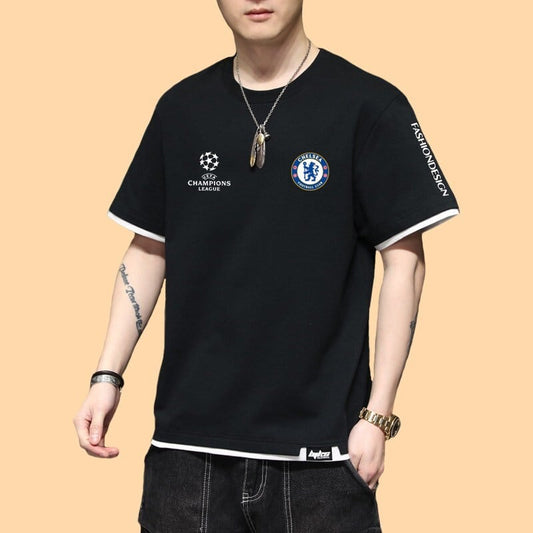 大流行 シンプル 男女兼用 ファッション 半袖 Tシャツ F-13321