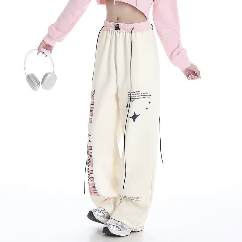 人気上昇中 オシャレ 都市ファッショ デザイン 2色 ジョガーパンツ F-9761