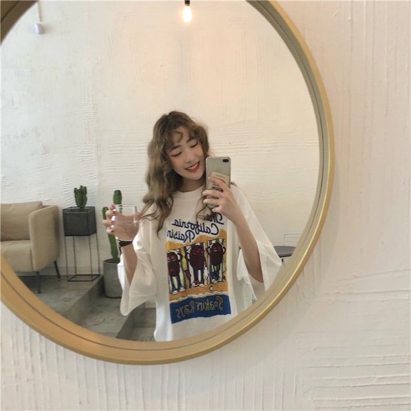 合わせやすい   美人度アップ Tシャツ カットソー＜F-3447＞