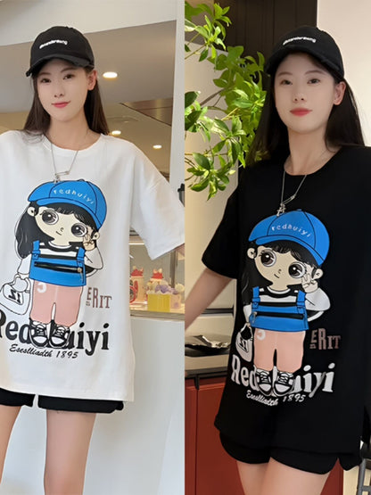 定番シンプル 好感度UP 海外トレンド カジュアル 全3色 半袖 Tシャツ ＜F-11266＞