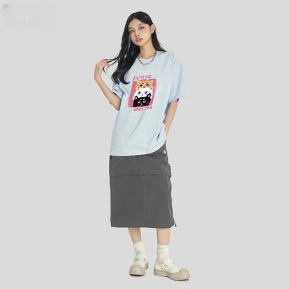 大好評 海外トレンド 定番シンプル 好感度UP カジュアル 全3色 半袖 Tシャツ ＜F-11283＞
