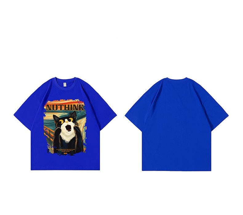 絶対欲しい デザイン性抜群 売り切れ必至 ファッション プリント 4色選択 半袖Tシャツ＜F-9293＞