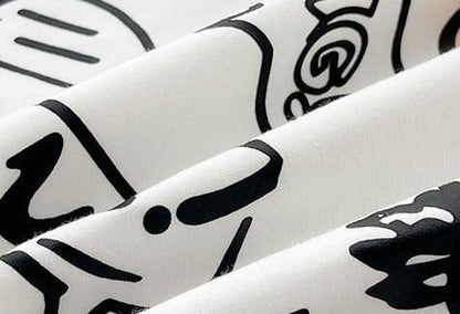 早い者勝ち   ファッション プリント半袖Tシャツ 全3色<F-4894>