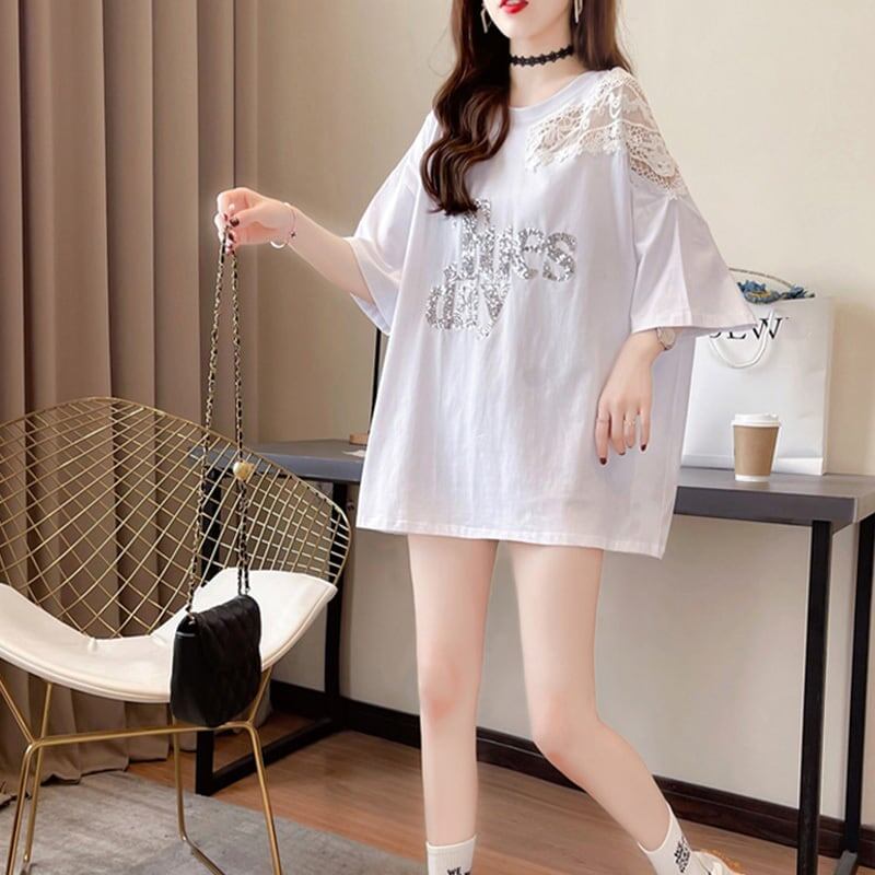清純甘くて女子力UP   一目惚れ Tシャツ カットソー＜F-2950＞