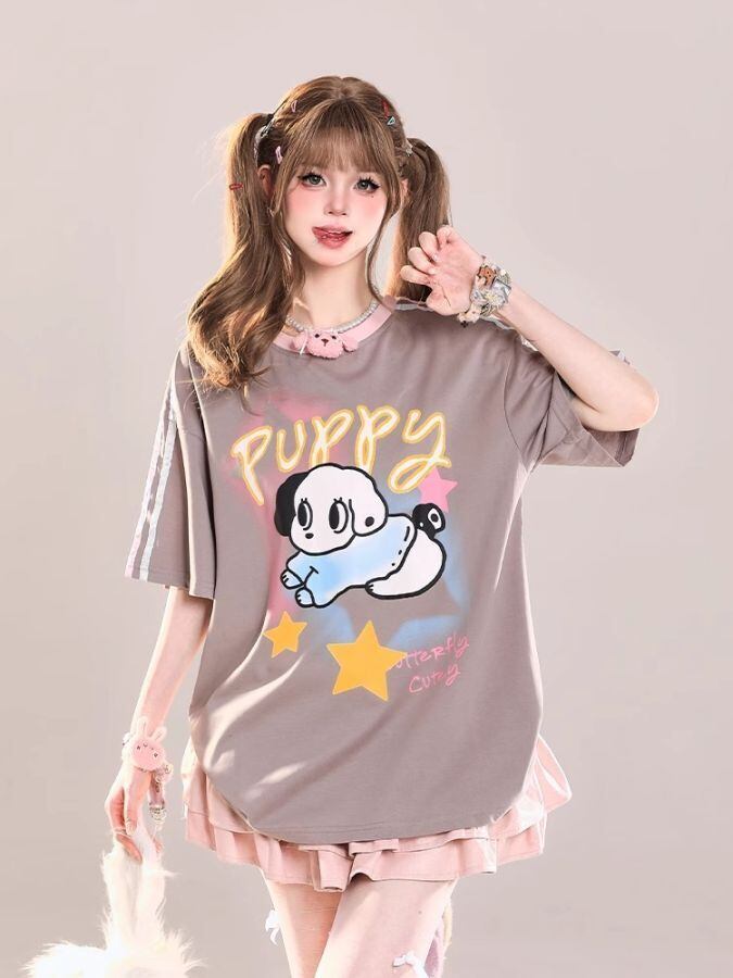 定番シンプル 絶対流行 売れ筋 早い者勝ち カジュアル 2色選択 Tシャツ<F-11462>