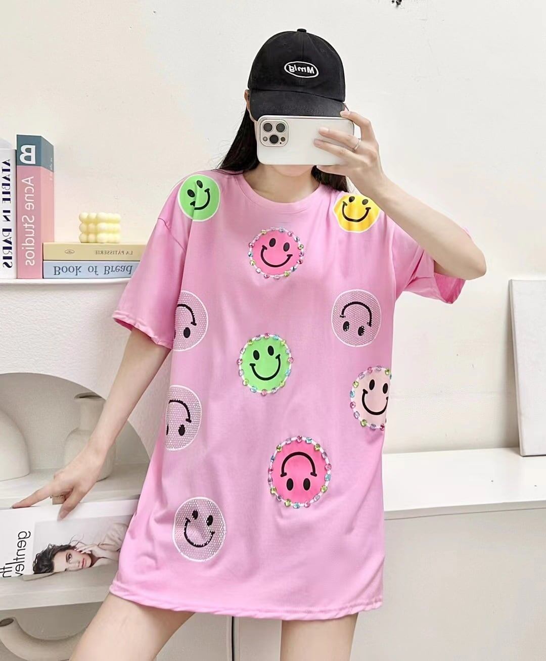スウィート 好感度UP 海外トレンド カジュアル 全3色 半袖 Tシャツ ＜F-11506＞