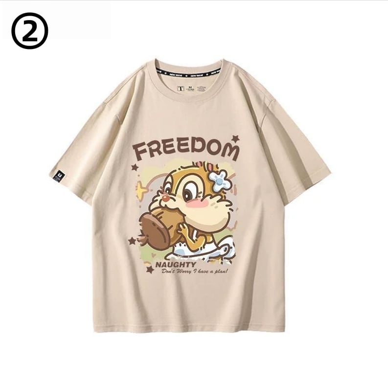 男女兼用 人気トレンド 快適 半袖 Tシャツ F-13287
