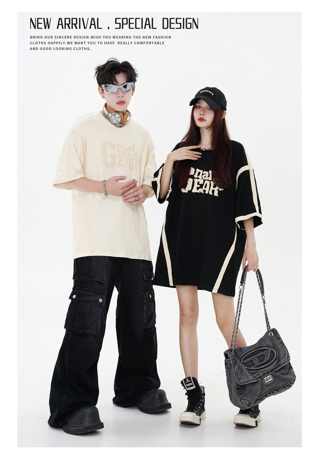 売り切れ必至   人気商品再入荷 半袖Tシャツ 全2色 男女兼用<F-4907>